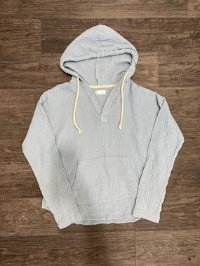 Altar’d State Light Blue Lightweight Hooded Top